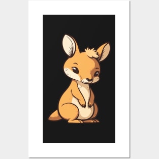 Cute Teen Kangaroo Posters and Art